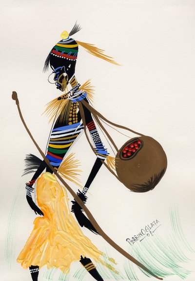 Village Treck 2, 2008 by Oglafa Ebitari Perrin